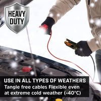 OPEN BOX - Energizer Jumper Cables for Car Battery, Heavy Duty Automotive Booster Cables for Jump Starting Dead or Weak Batteries with Carrying Bag Included (12-Feet (10-Gauge)