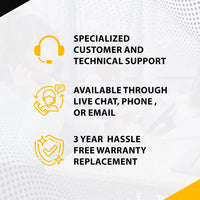 REFURBISHED Krieger 600 Watt 12V DC to 110V AC Car Power Inverter, Modified Sine Wave, 2 Outlets, 2 USB Ports, Cigarette Lighter Plug & Clamps - ETL Approved Under UL STD 458