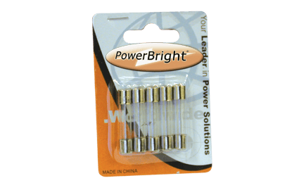 PowerBright F20A - 20 Amp Glass Fuse main image