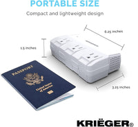 Open Box KRV200 200 Watt Travel Kit Converter with USB charger