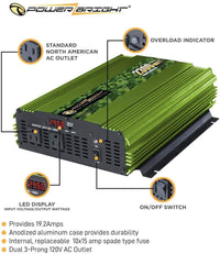 ML2300 Power Bright 2300 Watt 24V Power Inverter image of features